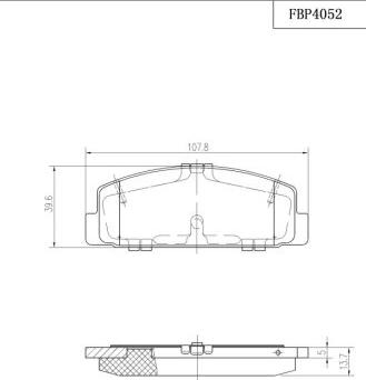 FI.BA FBP4052 - Гальмівні колодки, дискові гальма avtolavka.club