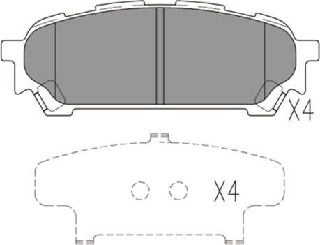 FI.BA FBP4191 - Гальмівні колодки, дискові гальма avtolavka.club