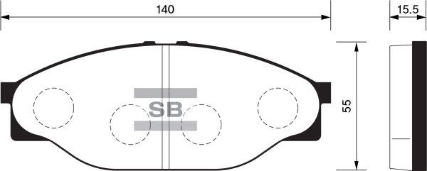 FI.BA FBP1139 - Гальмівні колодки, дискові гальма avtolavka.club