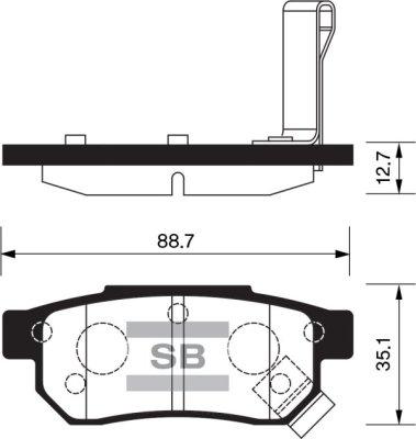 Brake Engineering PA1913 - Гальмівні колодки, дискові гальма avtolavka.club