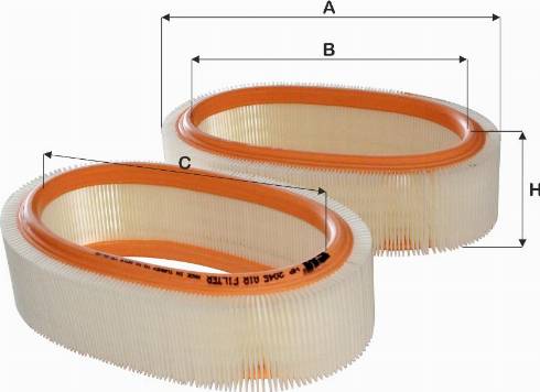 FIL Filter HP 2045 - Повітряний фільтр avtolavka.club