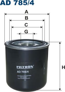 Filtron AD785/4 - Патрон осушувача повітря, пневматична система avtolavka.club
