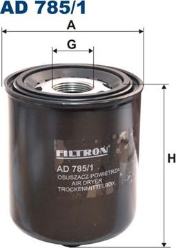 Filtron AD785/1 - Патрон осушувача повітря, пневматична система avtolavka.club