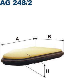Filtron AG248/2 - Повітряний фільтр avtolavka.club