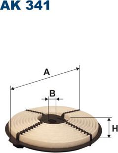 Filtron AK341 - Повітряний фільтр avtolavka.club