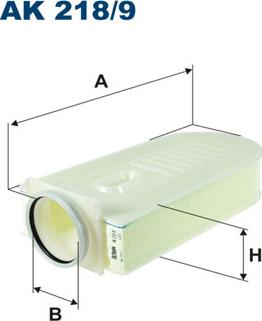 Filtron AK218/9 - Повітряний фільтр avtolavka.club