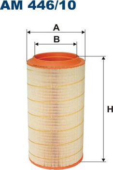 Filtron AM446/10 - Повітряний фільтр avtolavka.club