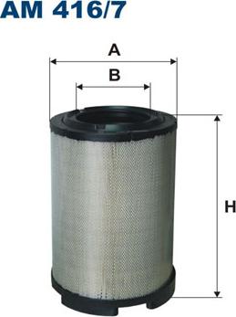 Filtron AM416/7 - Повітряний фільтр avtolavka.club