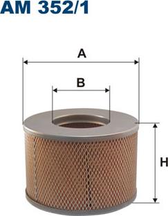 Filtron AM352/1 - Повітряний фільтр avtolavka.club