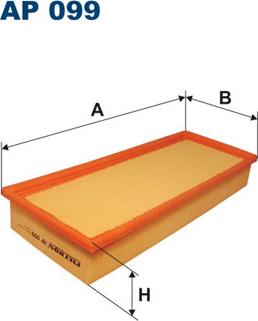 Filtron AP099 - Повітряний фільтр avtolavka.club