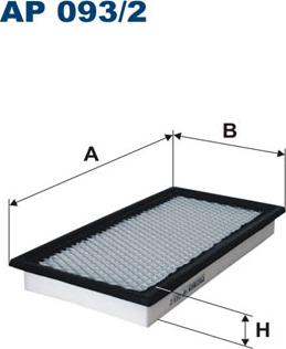 Filtron AP093/2 - Повітряний фільтр avtolavka.club