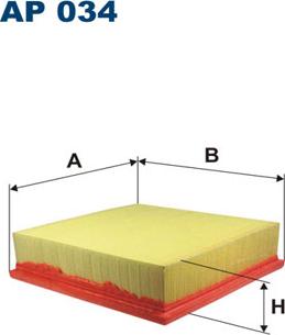 Filtron AP034 - Повітряний фільтр avtolavka.club