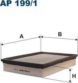 Filtron AP199/1 - Повітряний фільтр avtolavka.club