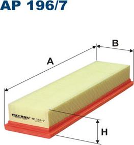 Filtron AP196/7 - Повітряний фільтр avtolavka.club