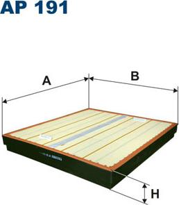 Filtron AP191 - Повітряний фільтр avtolavka.club