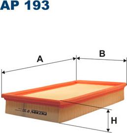 Filtron AP193 - Повітряний фільтр avtolavka.club