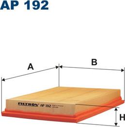 Filtron AP192 - Повітряний фільтр avtolavka.club