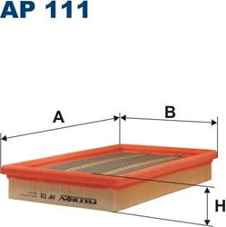 Filtron AP111 - Повітряний фільтр avtolavka.club