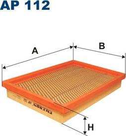 Filtron AP112 - Повітряний фільтр avtolavka.club