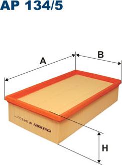 Filtron AP134/5 - Повітряний фільтр avtolavka.club