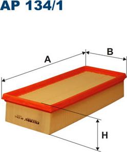 Filtron AP134/1 - Повітряний фільтр avtolavka.club