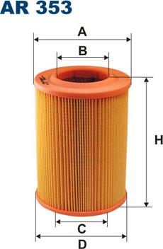 Filtron AR353 - Повітряний фільтр avtolavka.club