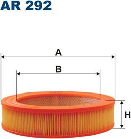 Filtron AR292 - Повітряний фільтр avtolavka.club