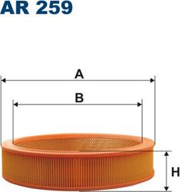 Filtron AR259 - Повітряний фільтр avtolavka.club