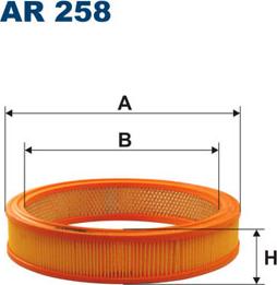 Filtron AR258 - Повітряний фільтр avtolavka.club