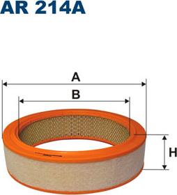 Filtron AR214A - Повітряний фільтр avtolavka.club