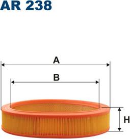 Filtron AR238 - Повітряний фільтр avtolavka.club