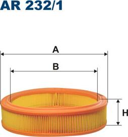 Filtron AR232/1 - Повітряний фільтр avtolavka.club