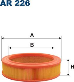 Filtron AR226 - Повітряний фільтр avtolavka.club