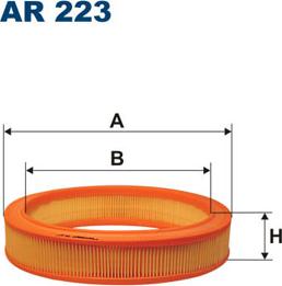 Filtron AR223 - Повітряний фільтр avtolavka.club