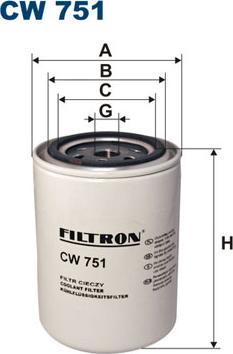 Filtron CW751 - Фільтр для охолоджуючої рідини avtolavka.club