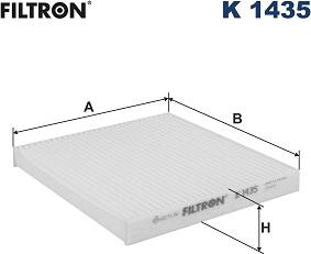 Filtron K 1435 - Фільтр, повітря у внутрішній простір avtolavka.club