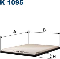 Filtron K1095 - Фільтр, повітря у внутрішній простір avtolavka.club