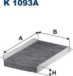 Filtron K1093A - Фільтр, повітря у внутрішній простір avtolavka.club