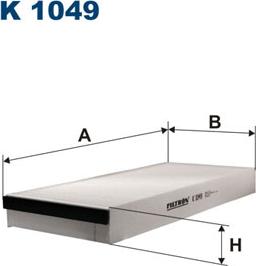 Filtron K1049 - Фільтр, повітря у внутрішній простір avtolavka.club