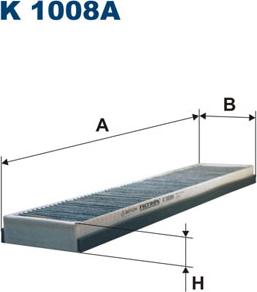 Filtron K1008A - Фільтр, повітря у внутрішній простір avtolavka.club