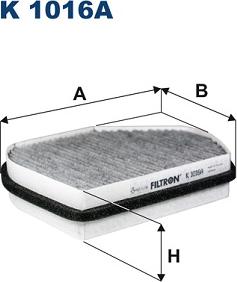 Filtron K1016A - Фільтр, повітря у внутрішній простір avtolavka.club