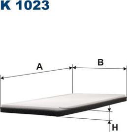 Filtron K1023 - Фільтр, повітря у внутрішній простір avtolavka.club