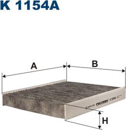 Filtron K1154A - Фільтр, повітря у внутрішній простір avtolavka.club