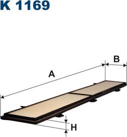 Filtron K1169 - Фільтр, повітря у внутрішній простір avtolavka.club