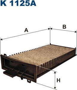 Filtron K1125A - Фільтр, повітря у внутрішній простір avtolavka.club