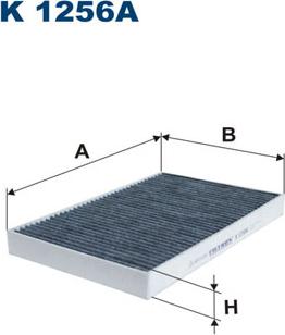 Filtron K1256A - Фільтр, повітря у внутрішній простір avtolavka.club