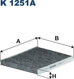 Filtron K1251A - Фільтр, повітря у внутрішній простір avtolavka.club