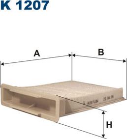 Filtron K1207 - Фільтр, повітря у внутрішній простір avtolavka.club