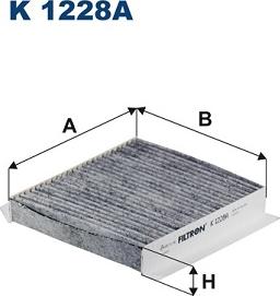 Filtron K 1228A - Фільтр, повітря у внутрішній простір avtolavka.club