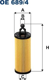 Filtron OE 689/4 - Масляний фільтр avtolavka.club